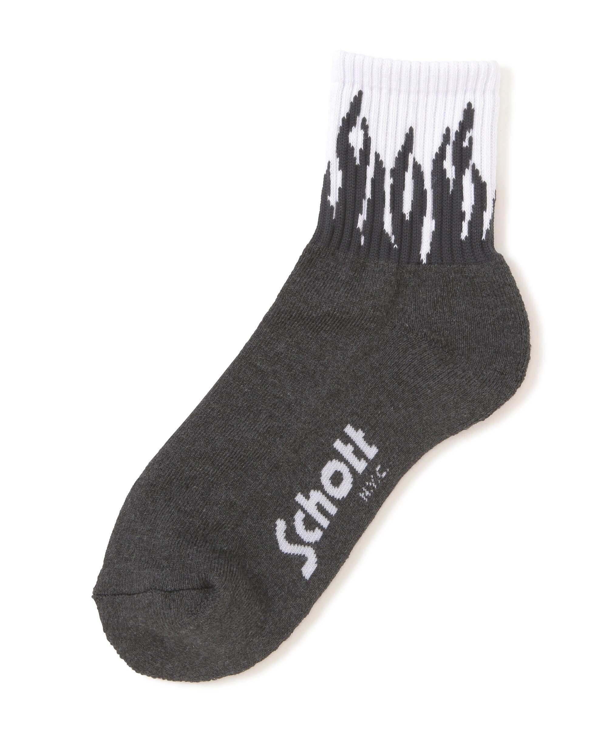 Schott FLAME SOCKS/フレイムソックス2 ショット 靴下・レッグウェア 靴下