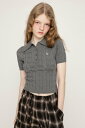 SLY CABLE POLO KNIT トップス スライ トップス ニット グレー ブラック ネイビー【送料無料】
