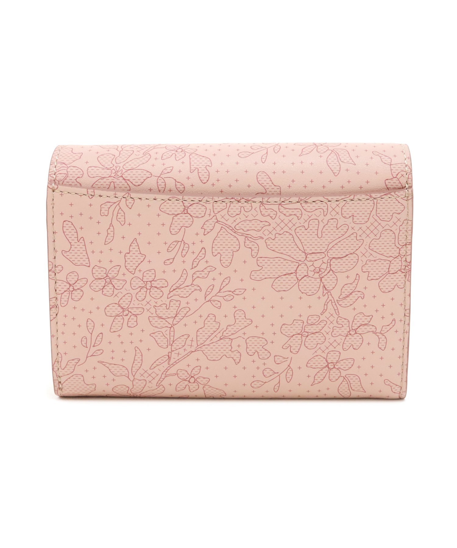 【SALE／40%OFF】NINA RICCI ダンテルパース 二つ折り財布 マルショウ エンドウ 財布・ポーチ・ケース 財布 ピンク グリーン【送料無料】