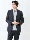 【SALE/10%OFF】m.f.editorial サッカーストライプ レギュラーフィット 2ボタンジャケット(セットアップ可能) タカキュー スーツ・フォー...