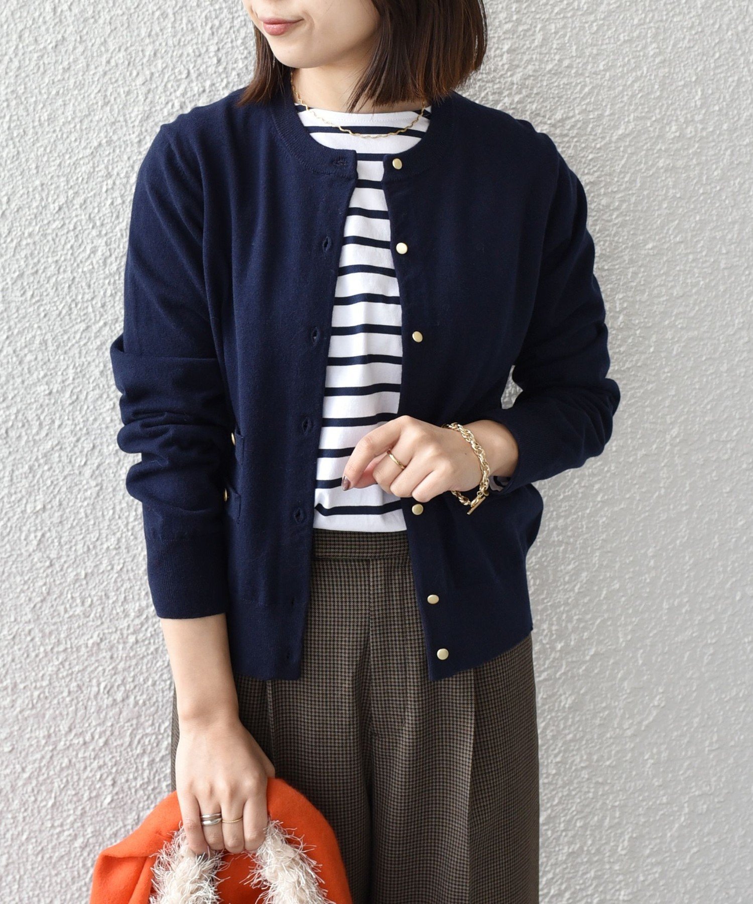 SHIPS Colors SHIPS Colors:＜手洗い可能＞14ゲージ クルーネック カーディガン◇ シップス トップス カ..