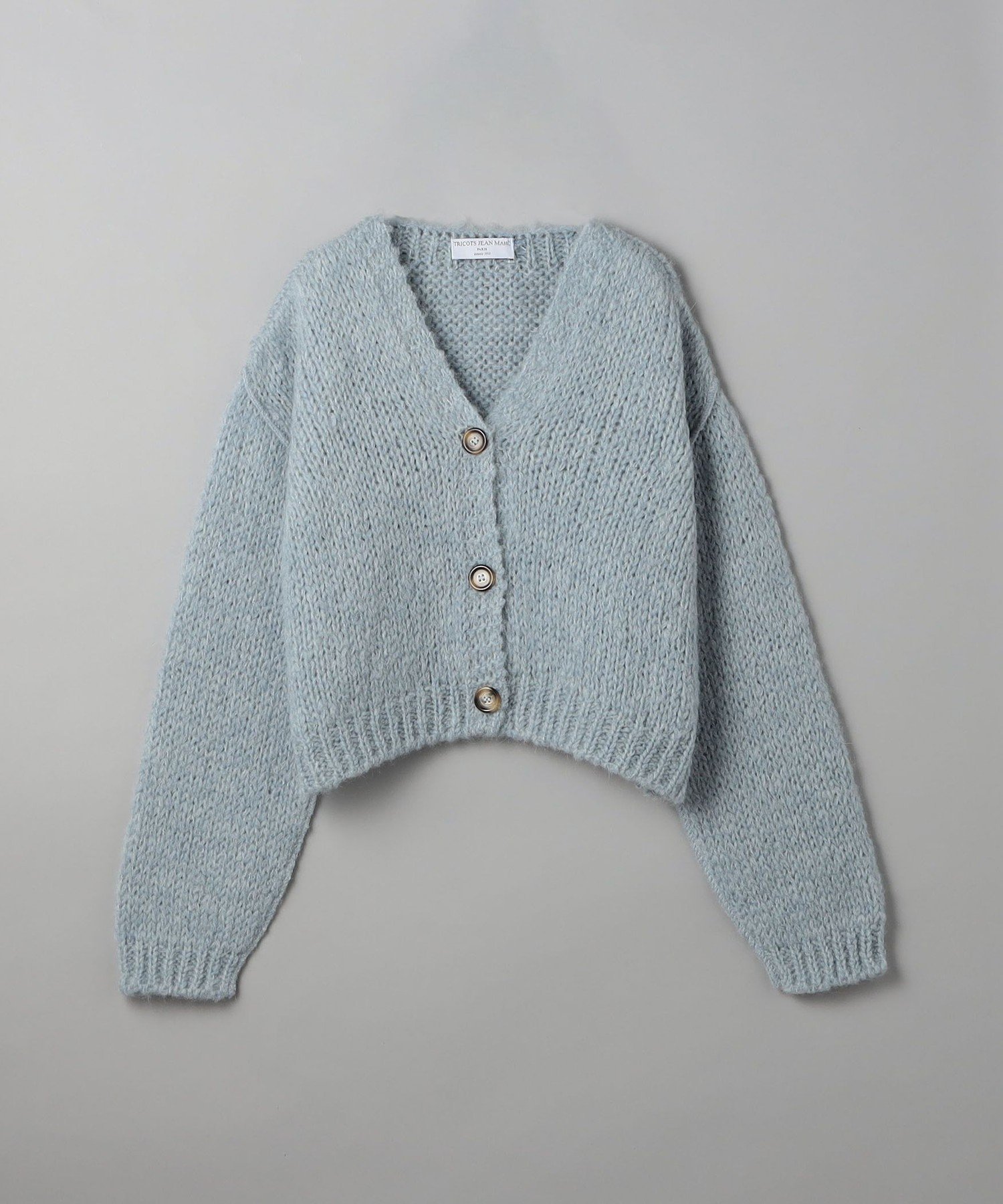 RONEL Tricots Jean Marc(トリコットジーンマルク)ニットカーディガン コーエン トップス ニット グレー ホワイト ブルー