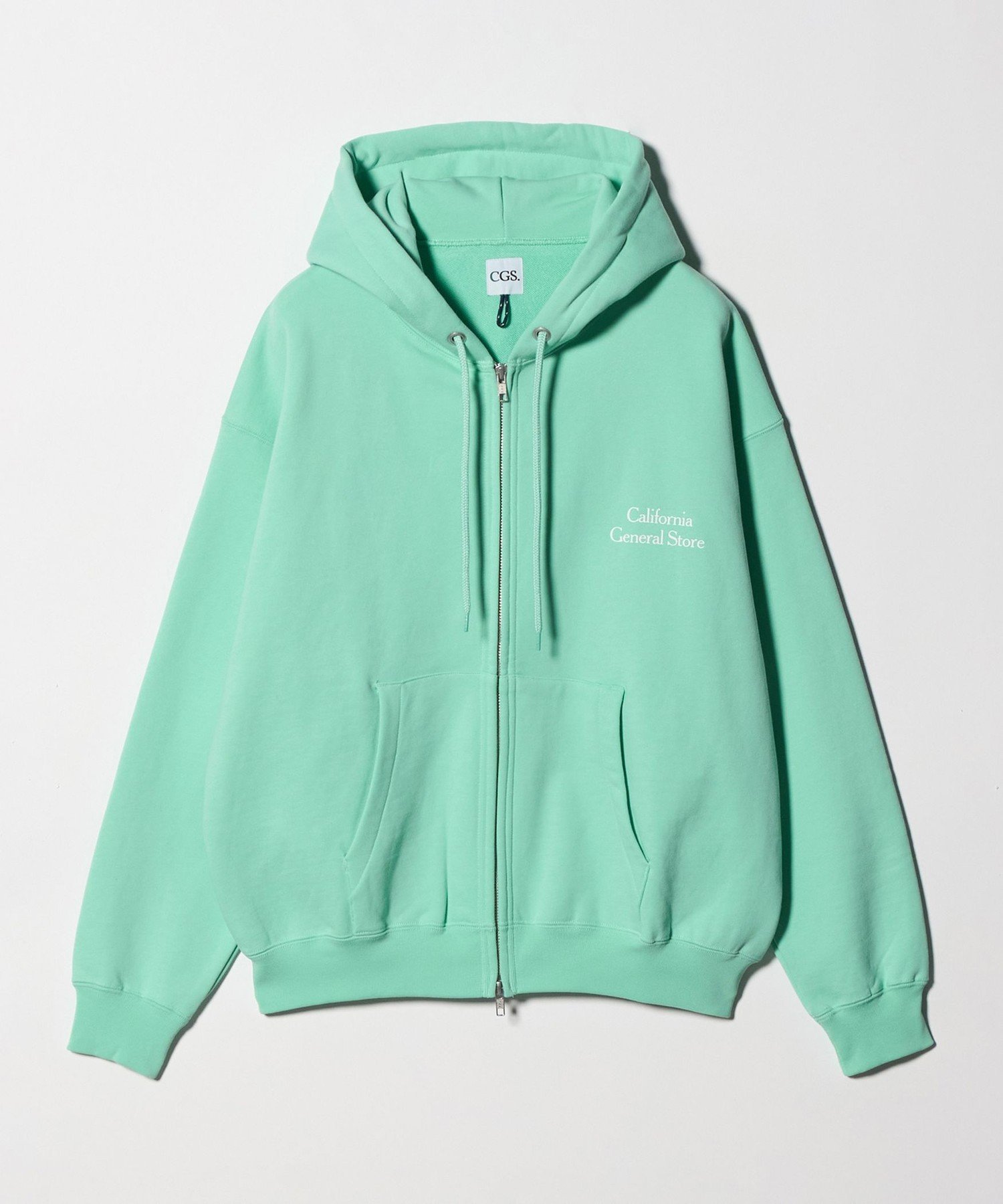 California General Store ＜CGS.＞オーガニックコットン スウェット ジップ パーカー ビューティー＆ユース　ユナイテッドアローズ トップス パーカー・フーディー ホワイト【送料無料】