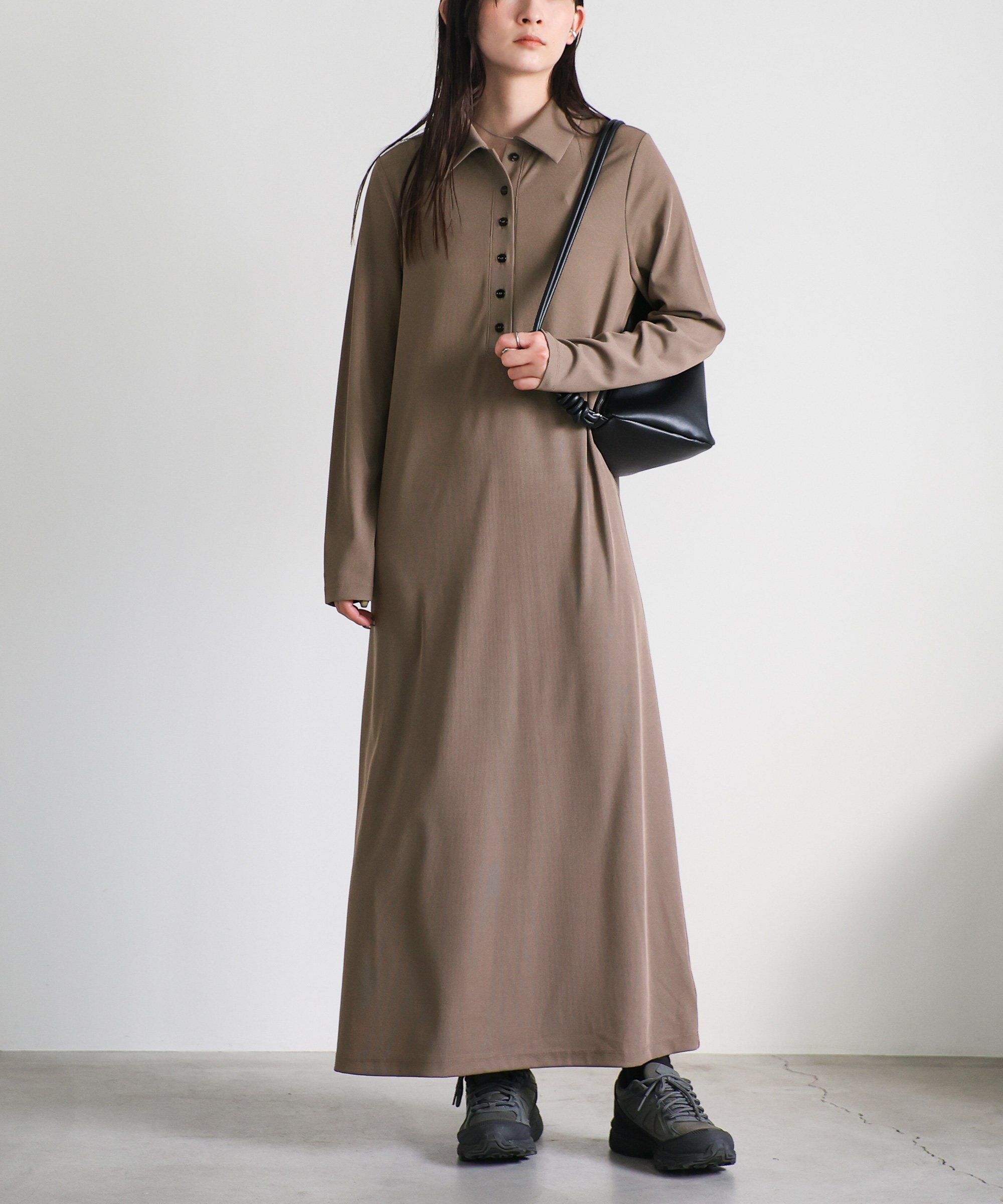 SELECT MOCA ポロリブワンピース セレクトモカ ワンピース・ドレス ワンピース