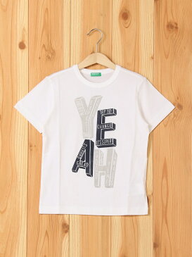 【SALE/50%OFF】BENETTON (K)KIDSグラフィックYEAHトップス・カットソー ベネトン カットソー【RBA_S】【RBA_E】