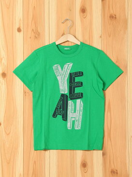 【SALE/50%OFF】BENETTON (K)KIDSグラフィックYEAHトップス・カットソー ベネトン カットソー【RBA_S】【RBA_E】