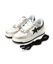 A BATHING APE BAPE STA SNAKE L ア ベイシング エイプ シューズ・靴 スニーカー ホワイト【送料無料】