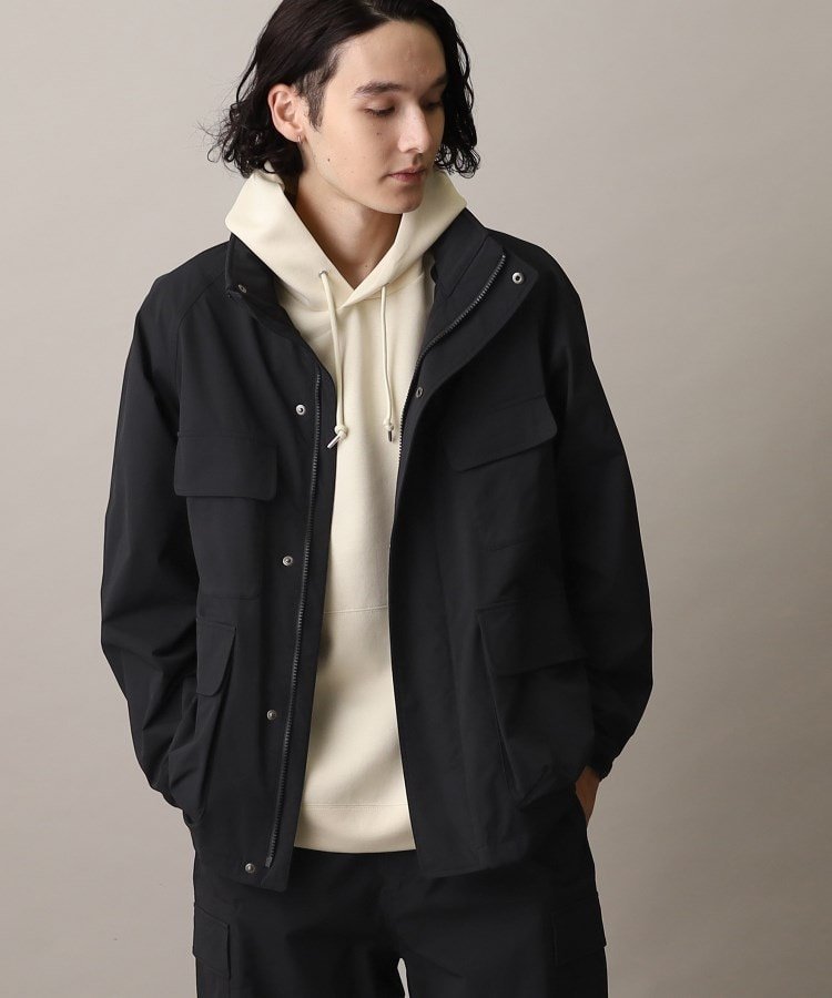 ザ ショップ ティーケー アウター メンズ 【SALE／30%OFF】THE SHOP TK 【MOVE FREE MOVE MORE】M-65 MFMMツイルストレッチブルゾン ザ ショップ ティーケー ジャケット・アウター ブルゾン・ジャンパー ブラック カーキ ベージュ【送料無料】