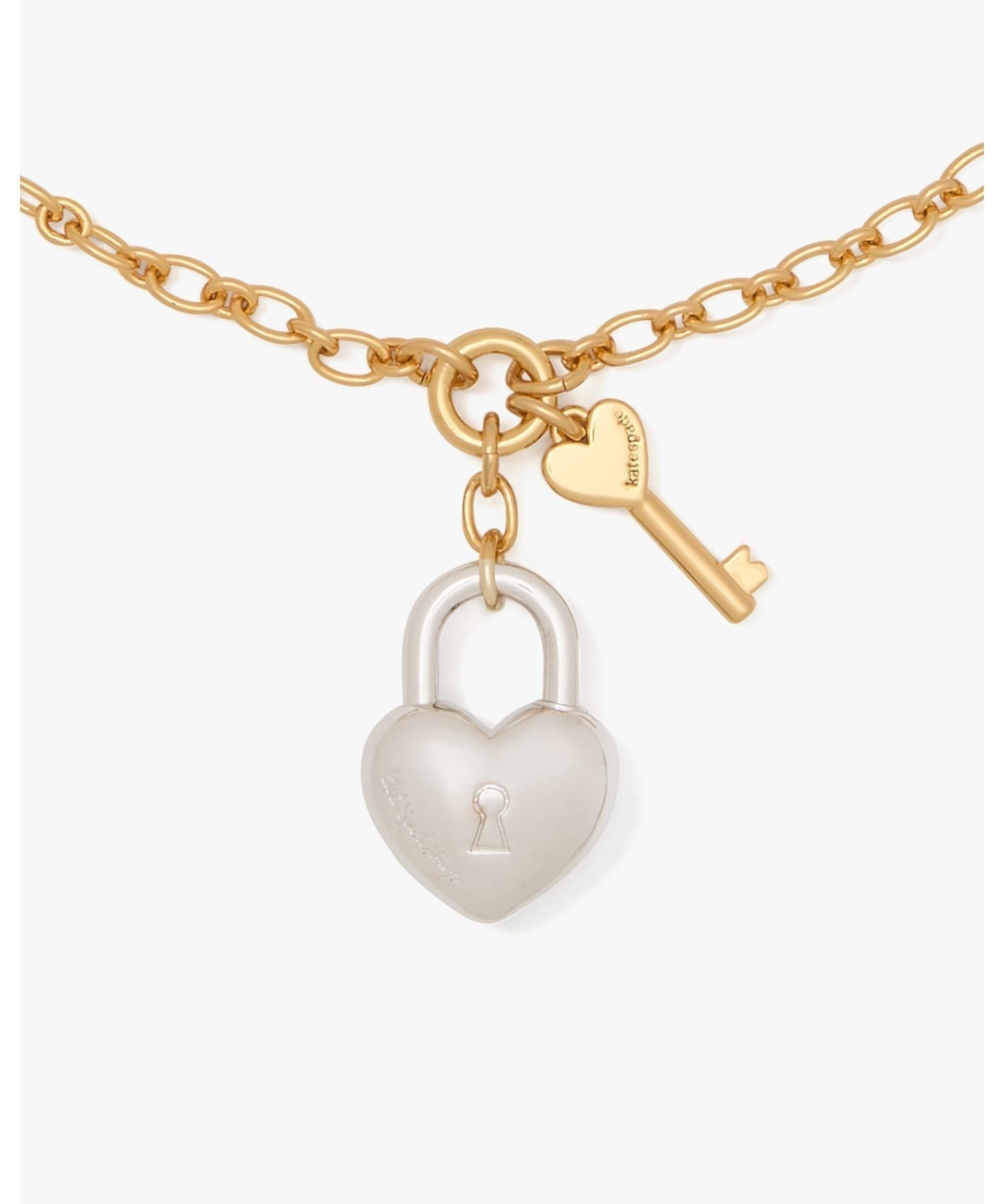 【大セール】Kate Spade Silvertone & Zirconia ネックレス 楽天市場】ハート(ブランドケイト・スペード ニューヨーク
