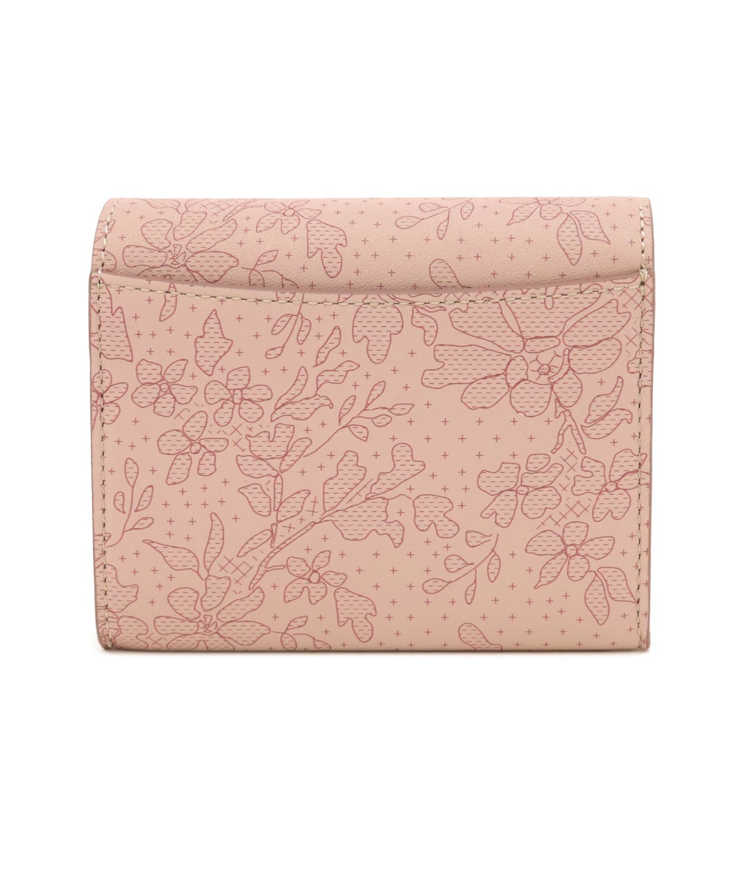 【SALE／40%OFF】NINA RICCI ダンテルパース 二つ折りBOX財布 マルショウ エンドウ 財布・ポーチ・ケース 財布 グリーン ピンク【送料無料】