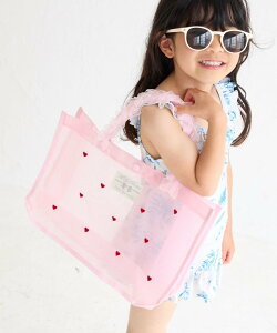 ROPE' PICNIC KIDS 【KIDS/キッズ】刺繍プールバッグ ロペピクニック バッグ トートバッグ ピンク イエロー