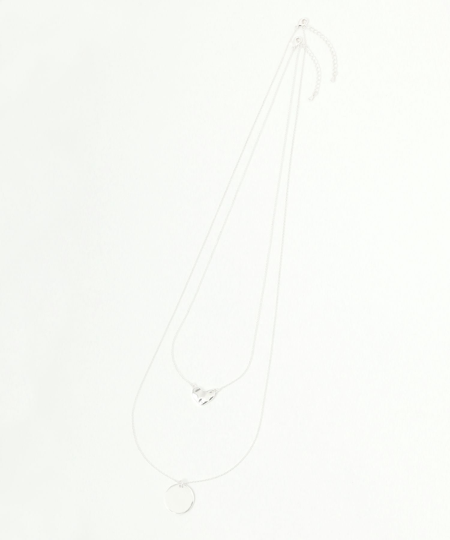 【SALE／20%OFF】GLOBAL WORK 小ぶりハート二連ネックレス/499186 グローバルワーク アクセサリー・腕時計 ネックレス ゴールド シルバー stylife-15142648 Rakuten Fashion サンプル画像3