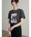 【SALE/20%OFF】LARUTA ALL JOURNEYS フォトT【汗染み防止機能付き】 ラルータ トップス その他のトップス ホワイト ブラック【送料...