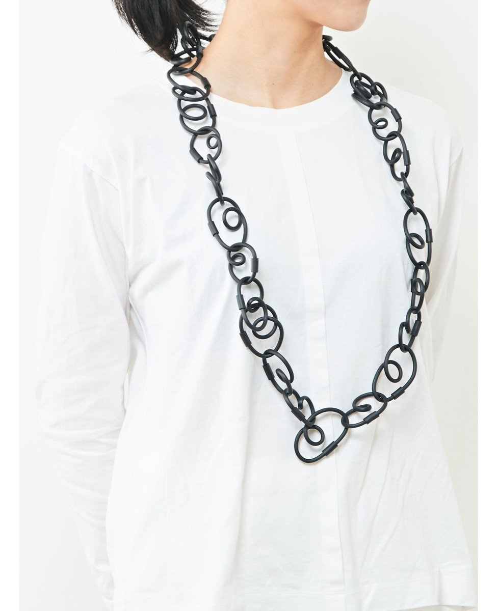 楽天Rakuten Fashion【SALE／50％OFF】PLAIN PEOPLE 【ELLESANTI】ネックレス プレインピープル アクセサリー・腕時計 ネックレス ブラック【送料無料】
