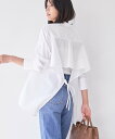 【SALE/50%OFF】MICA&DEAL バックドレープリボンブラウス マイカアンドディール トップス シャツ・ブラウス ホワイト ブルー ブラック【送料無料】