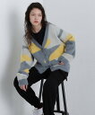 AVIREX 《直営店限定》SHAGGY KNIT CARDIGAN/シャギーニットカーディガン アヴィレックス トップス カーディガン ブルー【送料無料】(4)