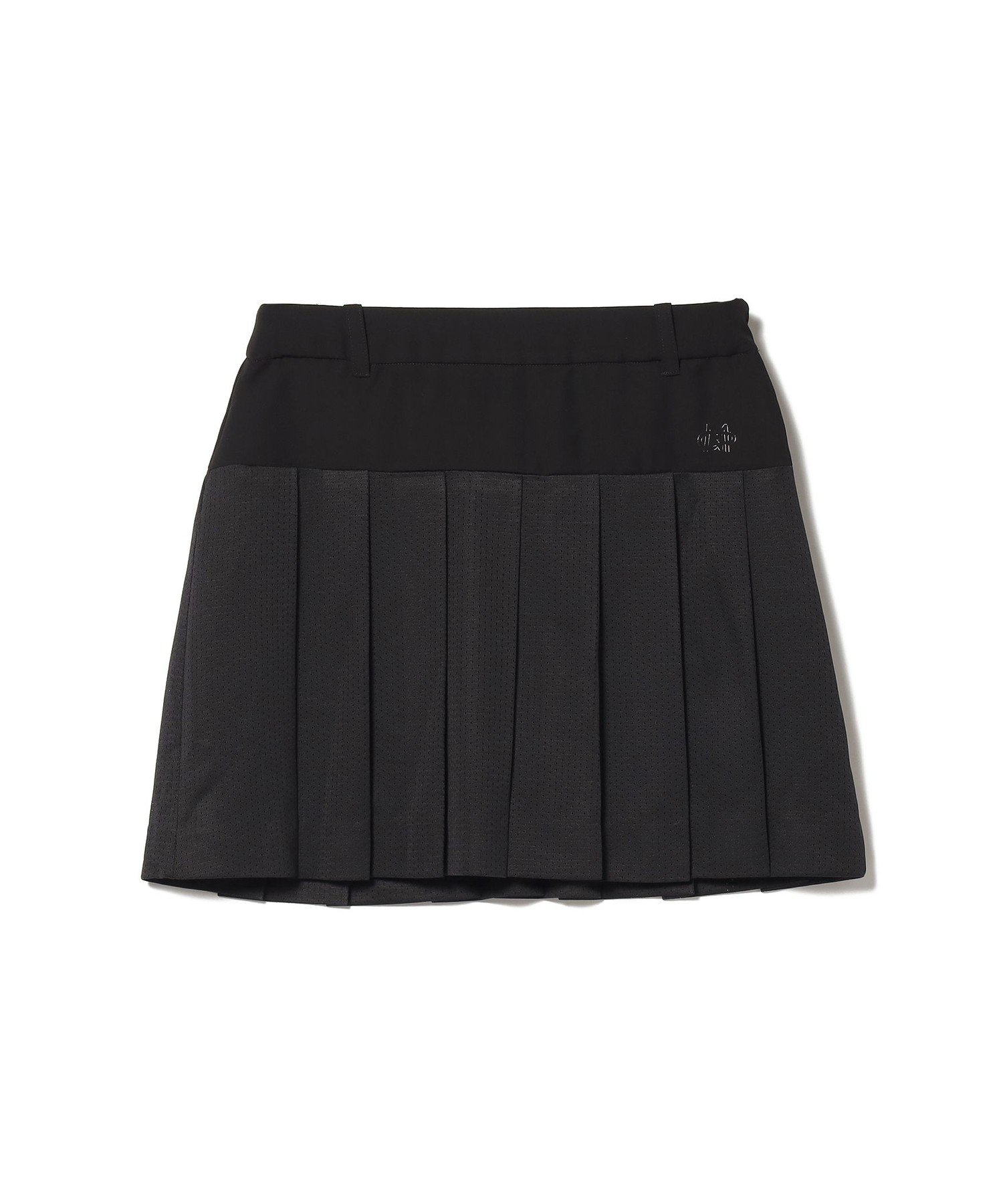BEAMS GOLF ORANGE LABEL Miyu Ikeda GOLF / メッシュ プリーツ スカート ビームス ゴルフ スカート その他のスカート ブラック【送料無料】