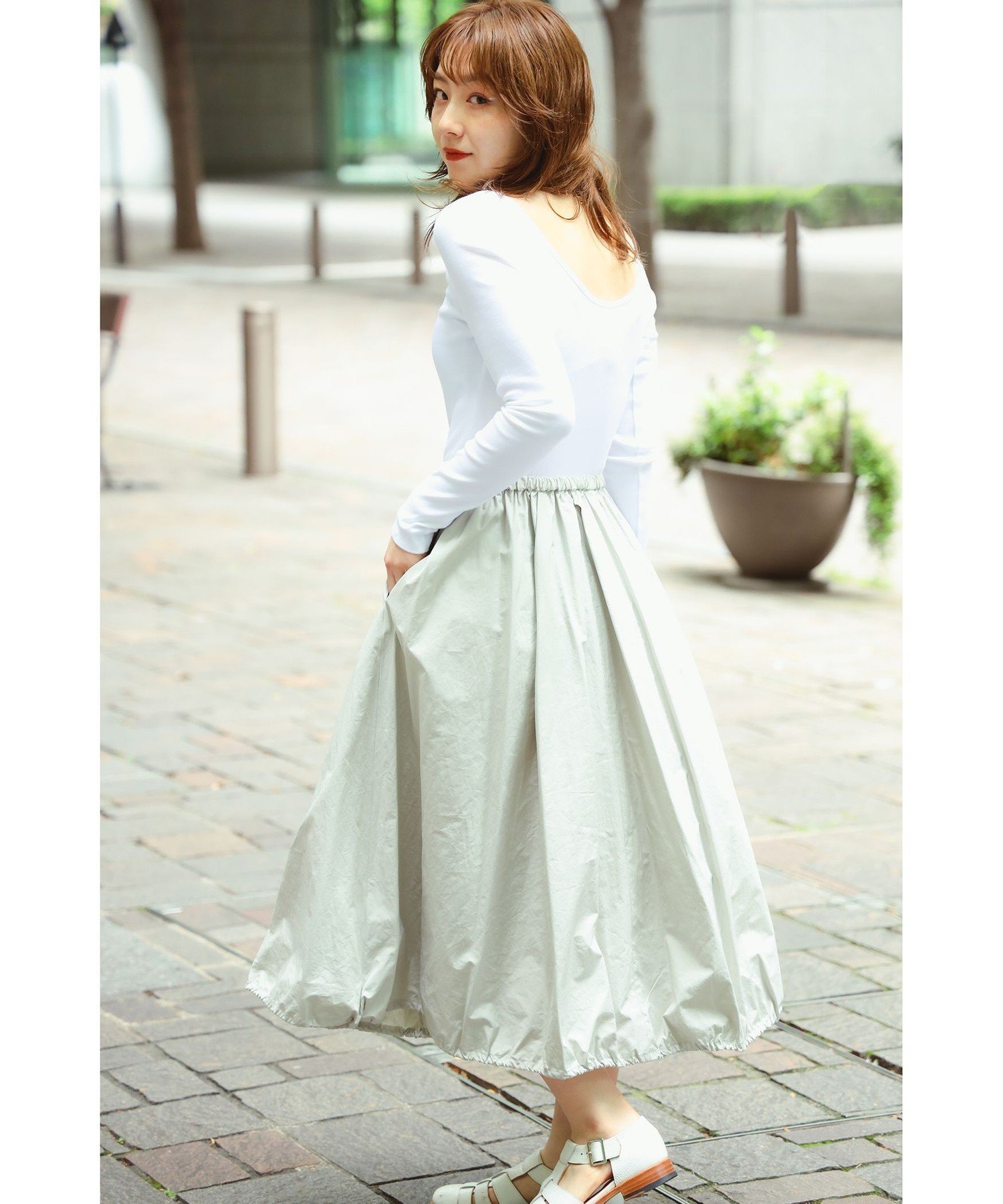 【SALE／80%OFF】Demi-Luxe BEAMS バルーン コンビ ワンピース ビームス アウトレット ワンピース・ドレス その他のワンピース・ドレス ブラック ホワイト【送料無料】のサムネイル