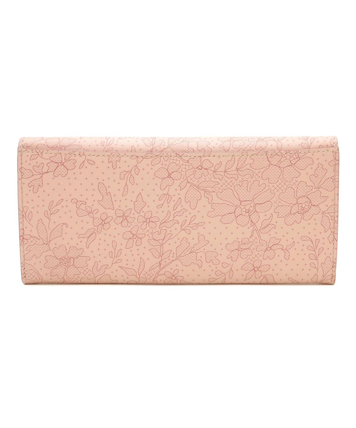 【SALE／40%OFF】NINA RICCI ダンテルパース 長財布 マルショウ エンドウ 財布・ポーチ・ケース 財布 グリーン ピンク【送料無料】