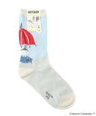 MOOMIN MOOMIN/ムーミン ミイ傘柄クルー丈ソックス ボディライフ 靴下・レッグウェア 靴下 ベージュ