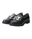 Bridget Birkin 【Bridget Birkin】スクエアビジューローファー ブリジットバーキン シューズ・靴 ローファー ブルー【送料無料】