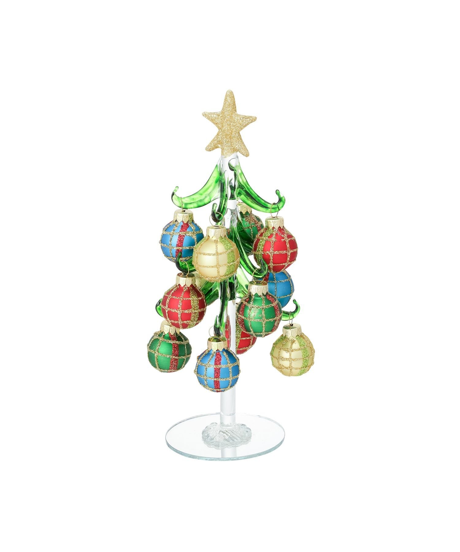 Francfranc ガラスツリー ボール M グリーン フランフラン インテリア・生活雑貨 オブジェ・置物・アート グリーンのサムネイル