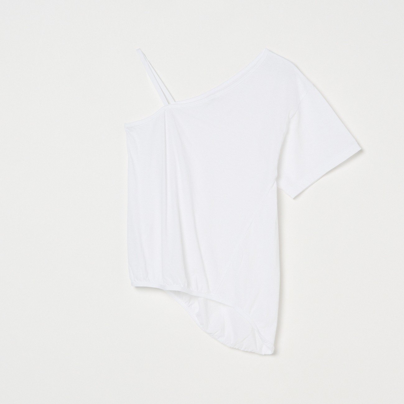 TanC DUALITY TOP エリオポール トップス カットソー・Tシャツ ホワイト ブラック