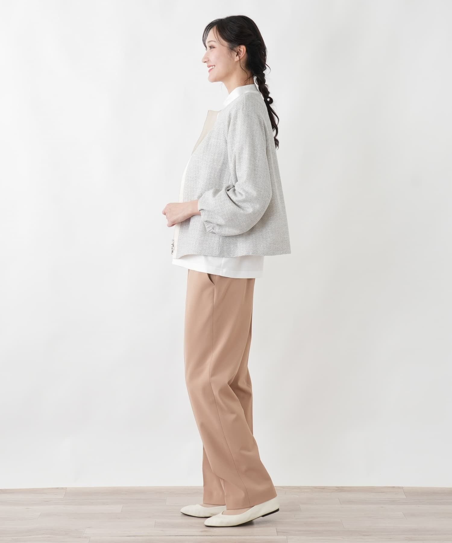 Leilian PLUS HOUSE ジャケット【ROCHAS Premiere】【NUOVO RIVERA】 レリアン プラスハウス ジャケット・アウター テーラードジャケット・ブレザー
