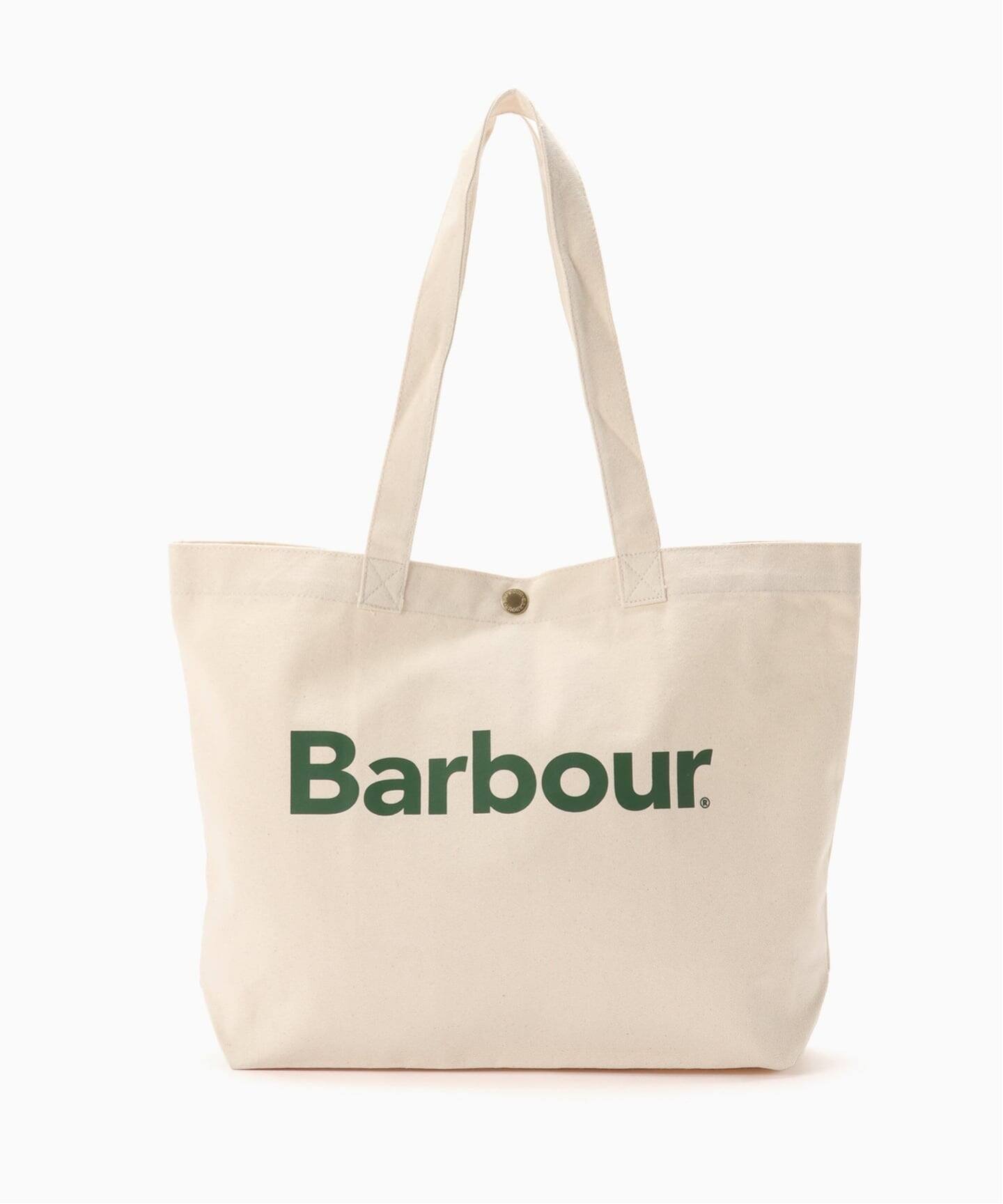 417 EDIFICE Barbour / バブアー logo tote bag フォーワンセブン エディフィス バッグ トートバッグ