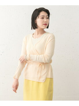 【SALE/83%OFF】warehouse カシュクールニットカーディガン アーバンリサーチアウトレット ニット カーディガン ホワイト ベージュ ネイビー