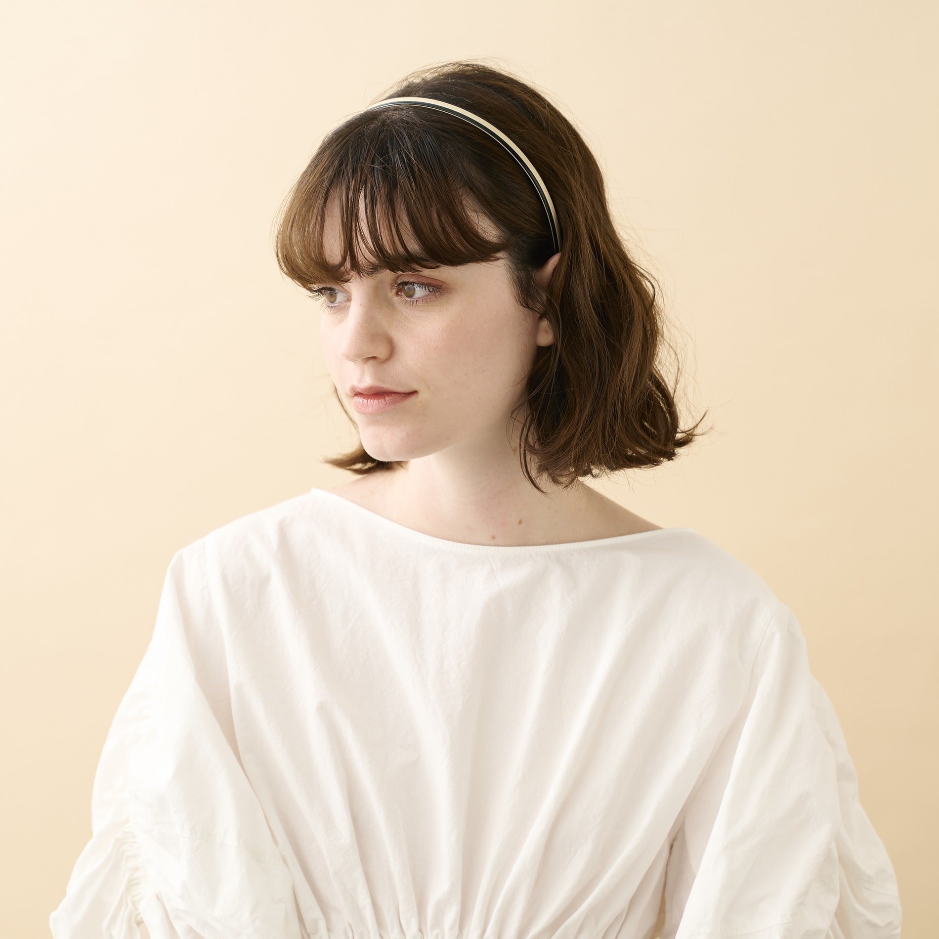 ALEXANDRE DE PARIS 【LISERAI】カチューシャ アレクサンドル ドゥ パリ ヘアアクセサリー カチューシャ・ヘアバンド ベージュ【送料無料】