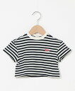 【SALE／50%OFF】TOMMY HILFIGER (K)TOMMY HILFIGER(トミーヒルフィガー)GIRLS ブルトンストライプTシャツ トミーヒルフィガー トップス カットソー・Tシャツ ネイビー ピンク【送料無料】