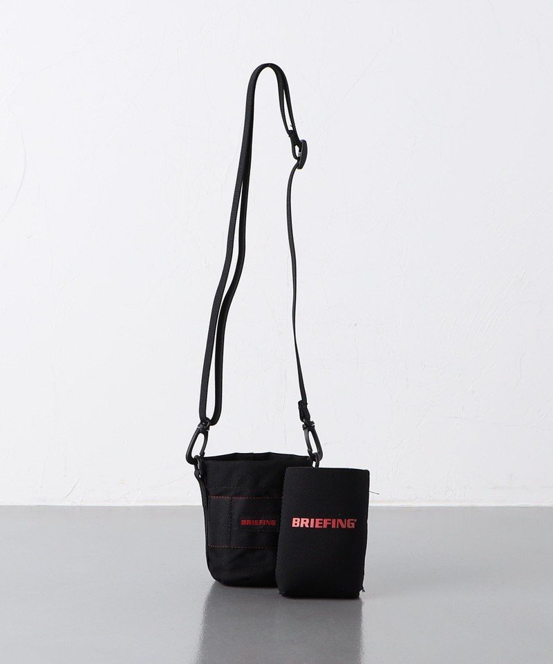 UNITED ARROWS 【WEB限定】BRIEFING NECK DRINK HOLDER/ドリンク ホルダー ユナイテッドアローズ バッグ ショルダーバッグ ブラック【送料無料】