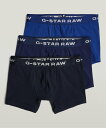 G-Star RAW 【公式ショップ】BOXER BRIEFS 3 PACK BLUE TONE/ボクサーパンツ3枚パック ジースターロゥ インナー・ルームウェ...