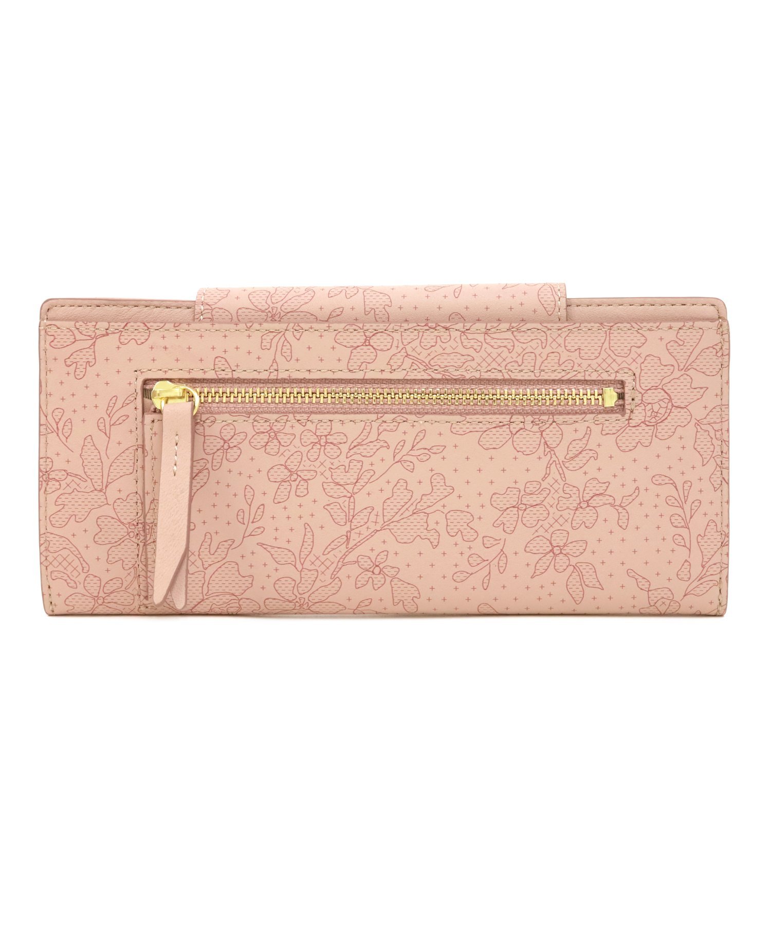 【SALE／40%OFF】NINA RICCI ダンテルパース 薄マチ長財布 マルショウ エンドウ 財布・ポーチ・ケース 財布 グリーン ピンク【送料無料】