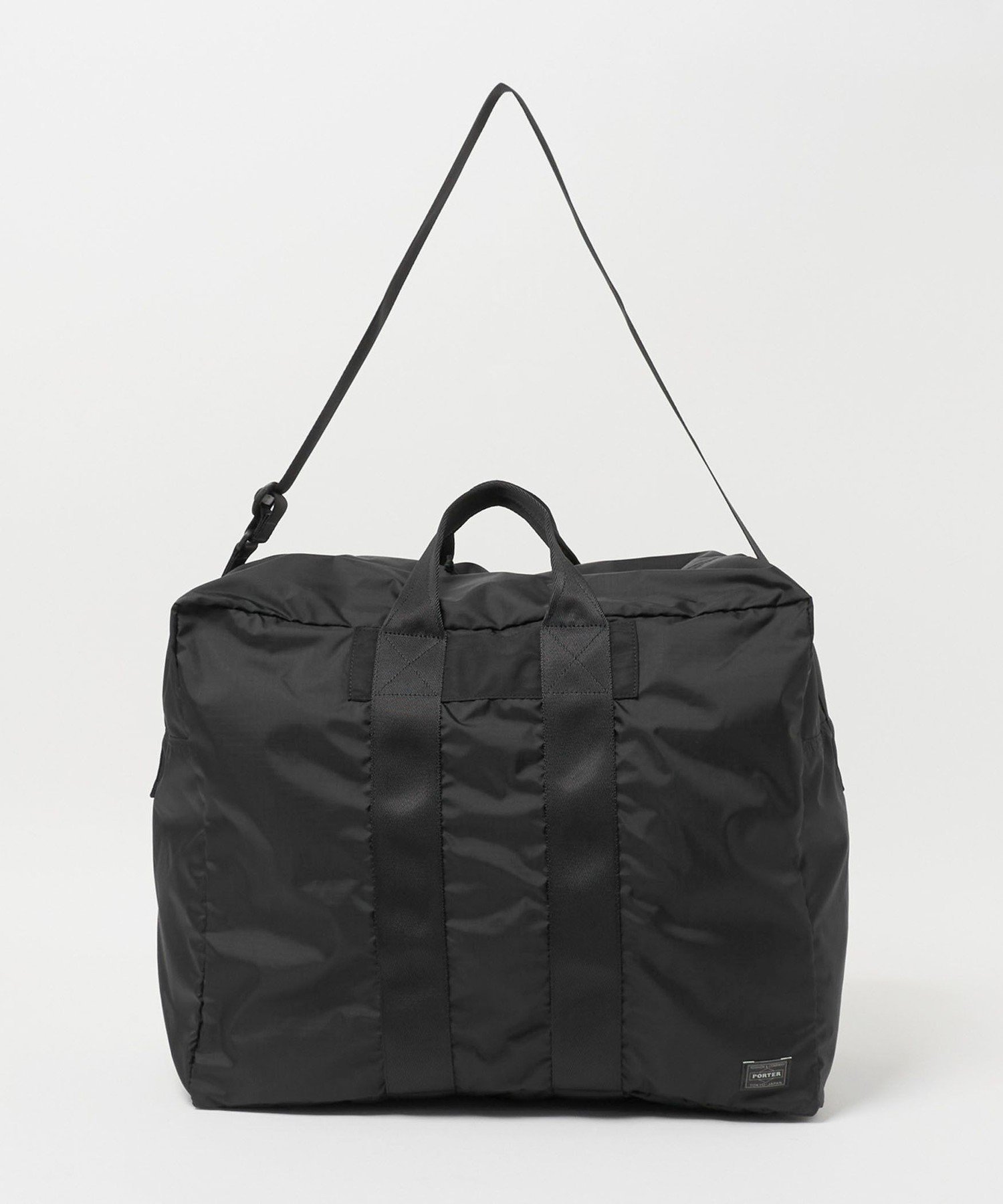＜PORTER FLEX＞2WAY DUFFLE/ダッフルバッグ ユナイテッドアローズ バッグ ボストンバッグ ブラック