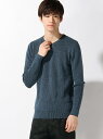 【SALE／50%OFF】TETE HOMME TETE HOMME/(M)麻混プレーティングクルー ...