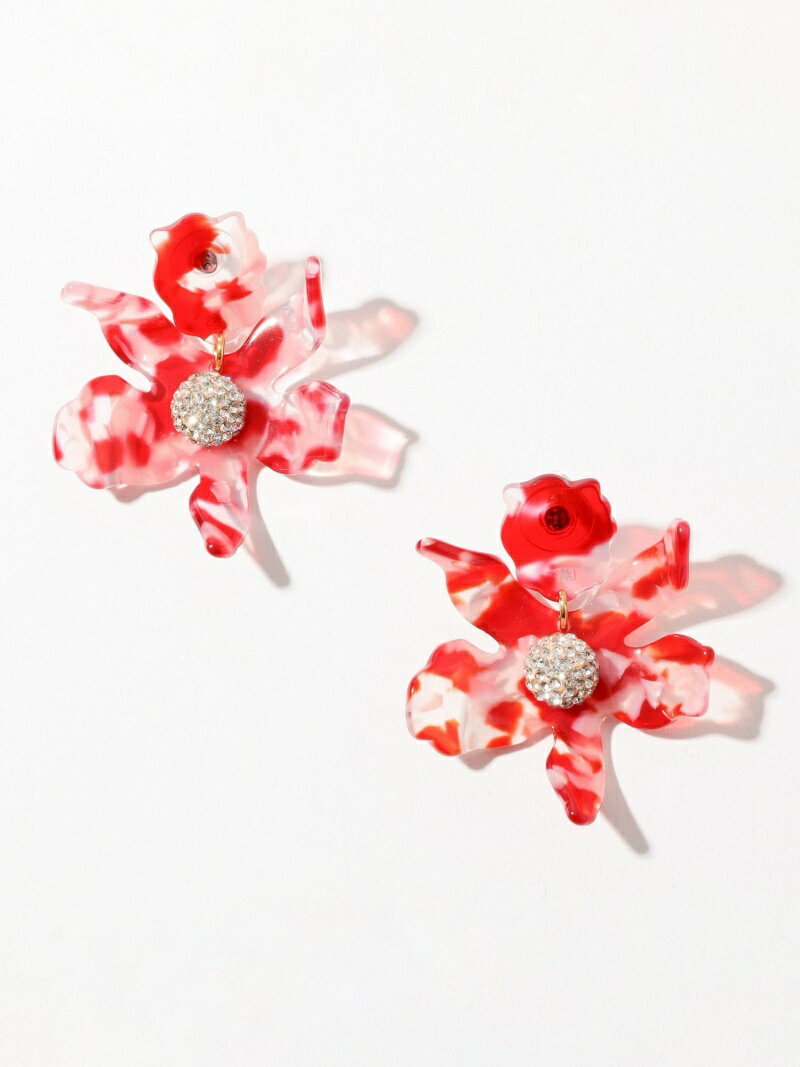 【SALE／50%OFF】TOMORROWLAND GOODS LELE SADOUGHI レジン×クリスタル フラワーモチーフピアス トゥモローランド アクセサリー・腕時計 ピアス【送料無料】のサムネイル