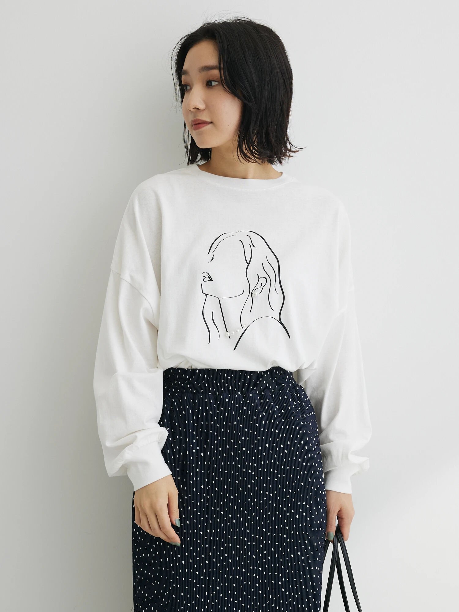 【SALE／50%OFF】Green Parks パール付きロゴロンTEE グリーンパークス トップス カットソー・Tシャツ レッドのサムネイル