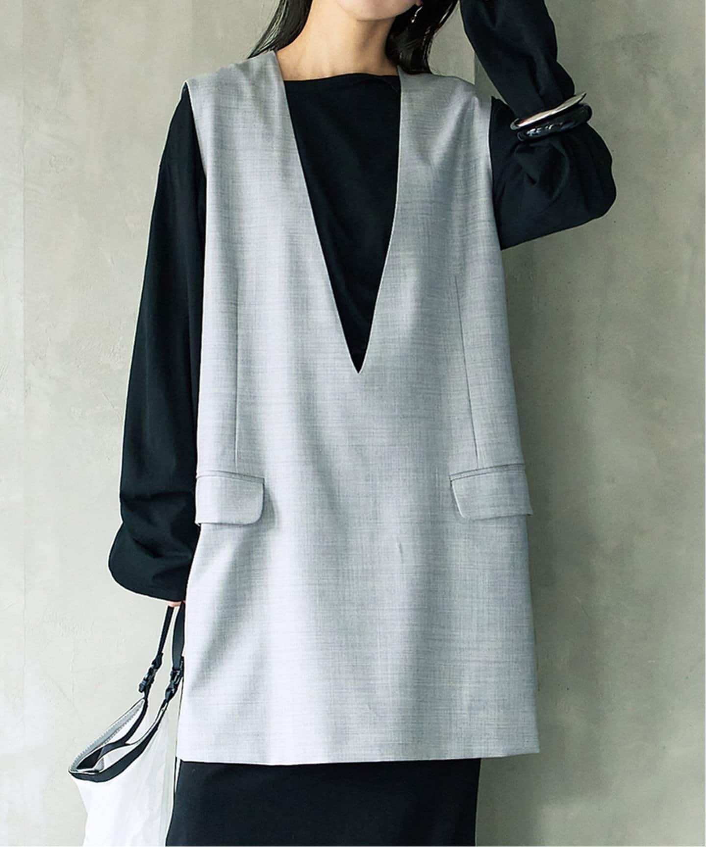 plage WO SE ベスト プラージュ トップス ベスト・ジレ ブラック【送料無料】のサムネイル