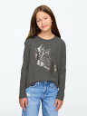 【SALE/71%OFF】GAP (K)グラフィックTシャツ (キッズ) ギャップ トップス カットソー・Tシャツ グレー ピンク