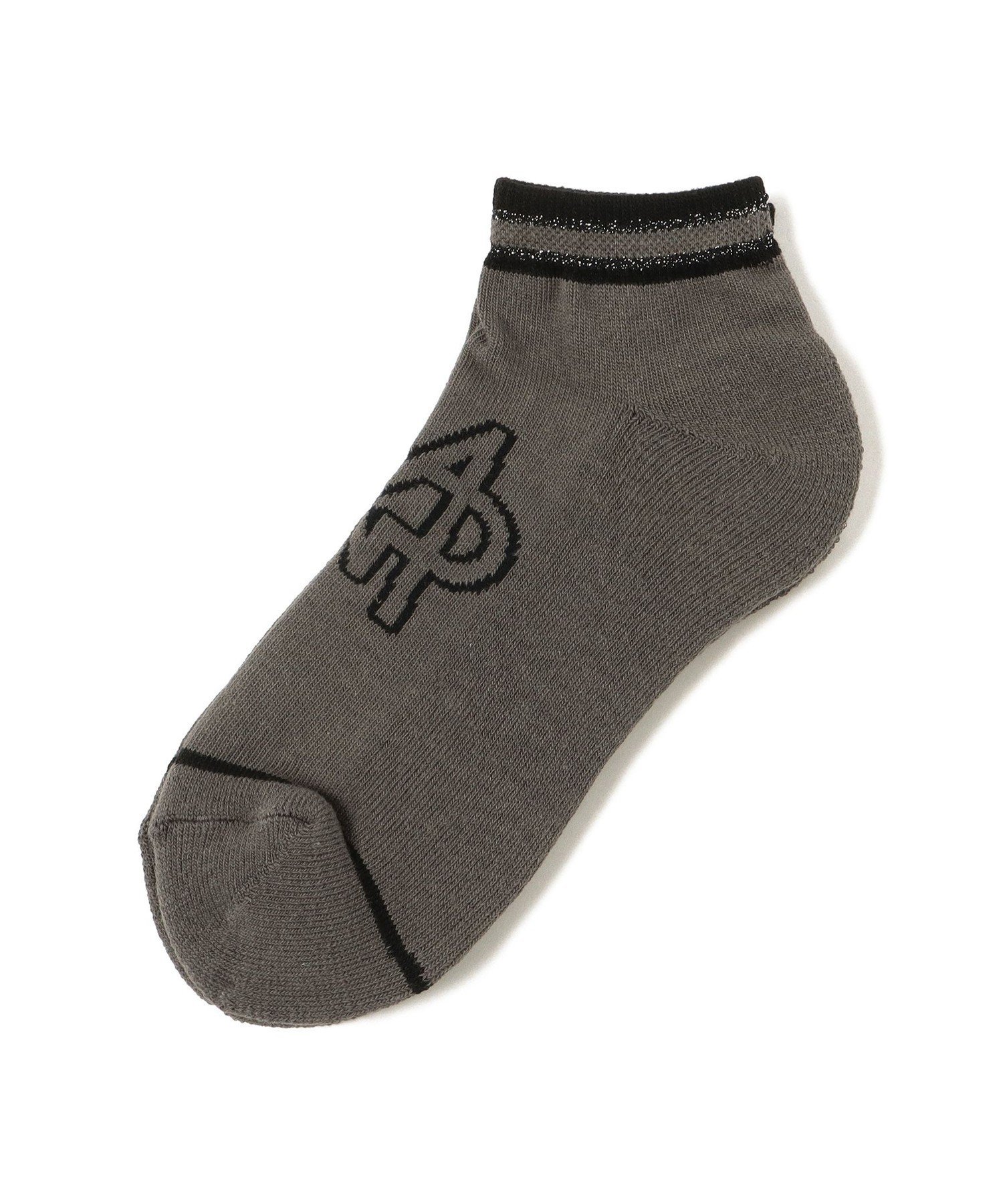 BEAMS GOLF Miyu Ikeda GOLF / ロゴ アンクルソックス ビームス ゴルフ 靴下・レッグウェア 靴下 ベージュ ブラック