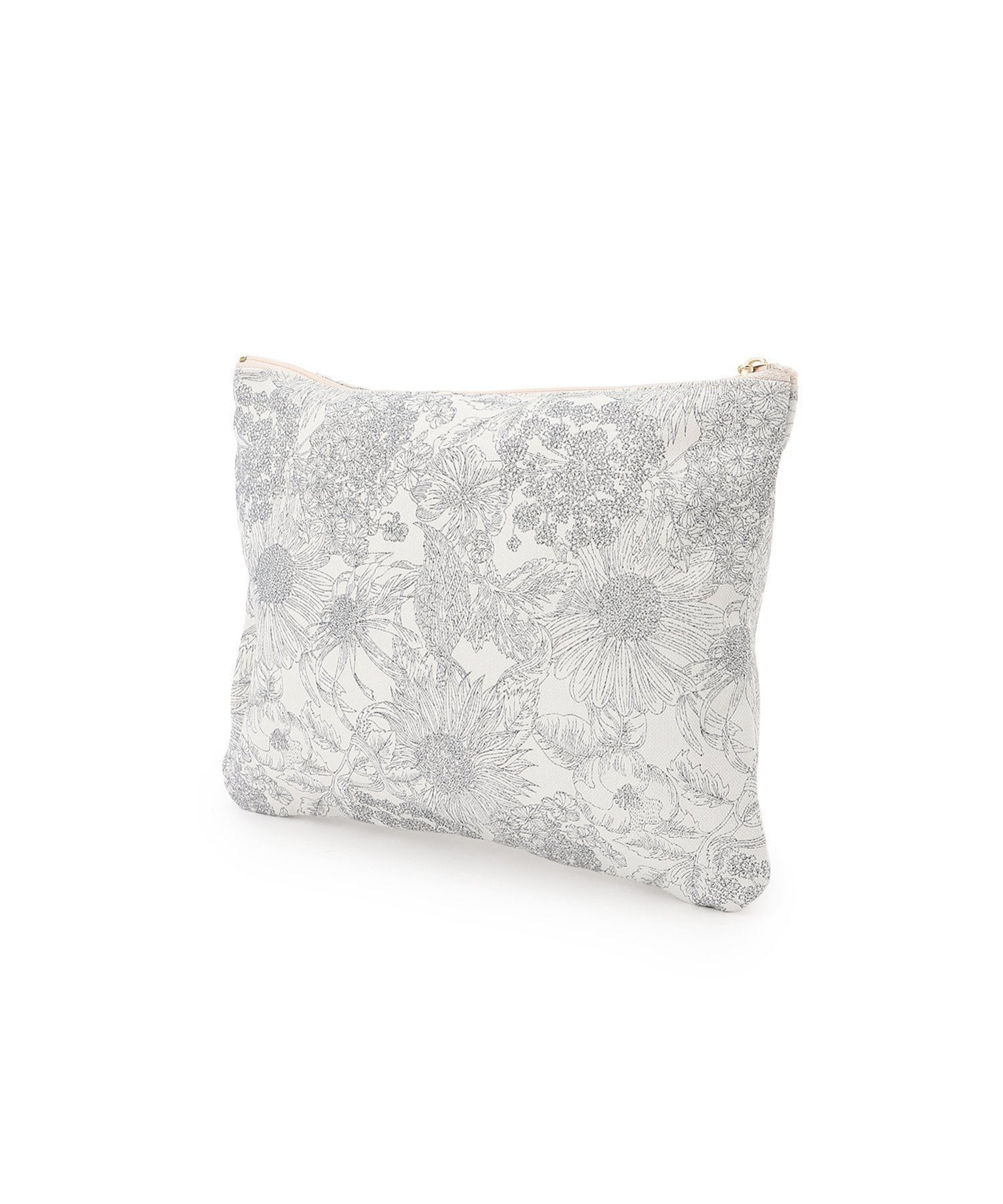 【SALE／30%OFF】KID BLUE (W)LIBERTY帆布G フラットポーチ キッドブルー 財布・ポーチ・ケース ポーチ ホワイト ピンク