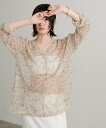 【SALE/40%OFF】LARUTA 【WEB限定】杢ネットプルオーバー ラルータ トップス その他のトップス ベージュ ブラウン【送料無料】