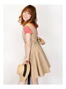 【SALE/56%OFF】dazzlin バックリボンワンピース ダズリン ワンピース ワンピースその他 ベージュ ピンク ブルー