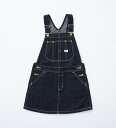 Lee Lee 【110-160cm】キッズ オーバーオールスカート 高品質綿100% エドウインオンラインモール ワンピース・ドレス ジャンパースカート ブルー【送料無料】