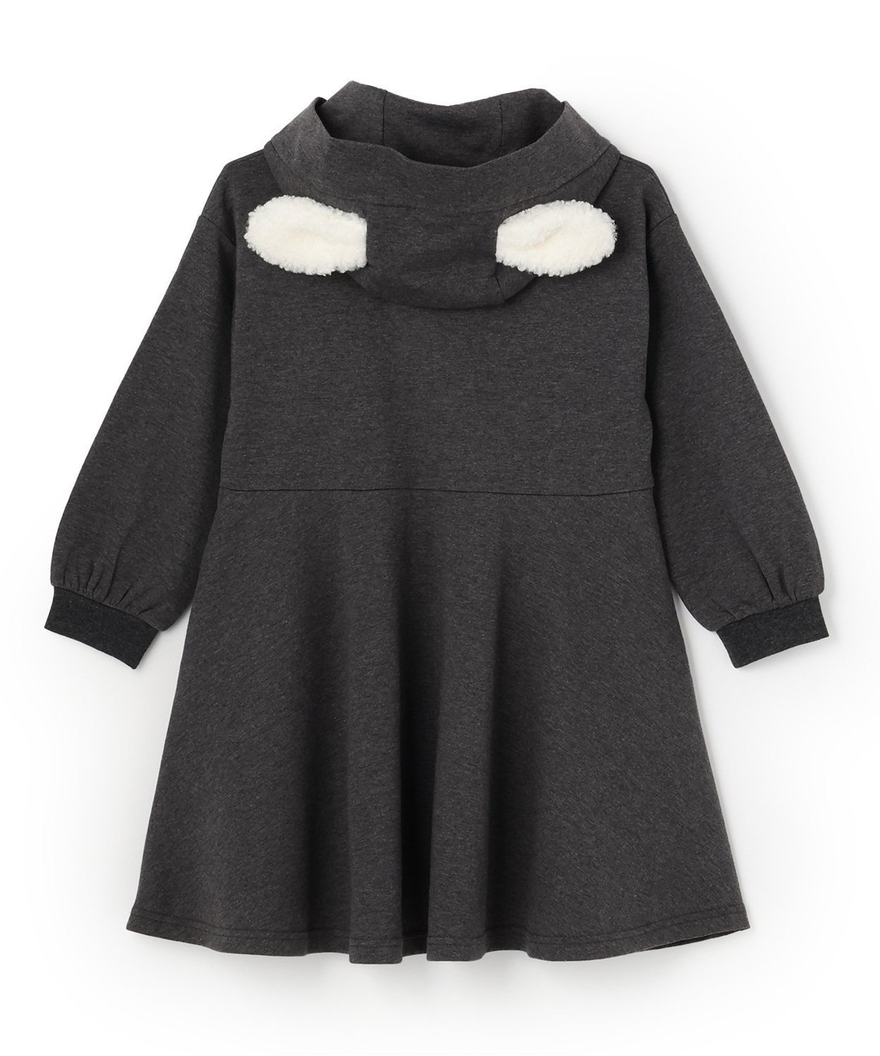 mezzo piano プードルチャームつき パーカワンピース ナルミヤオンライン ワンピース・ドレス ワンピース ピンク グレー【送料無料】