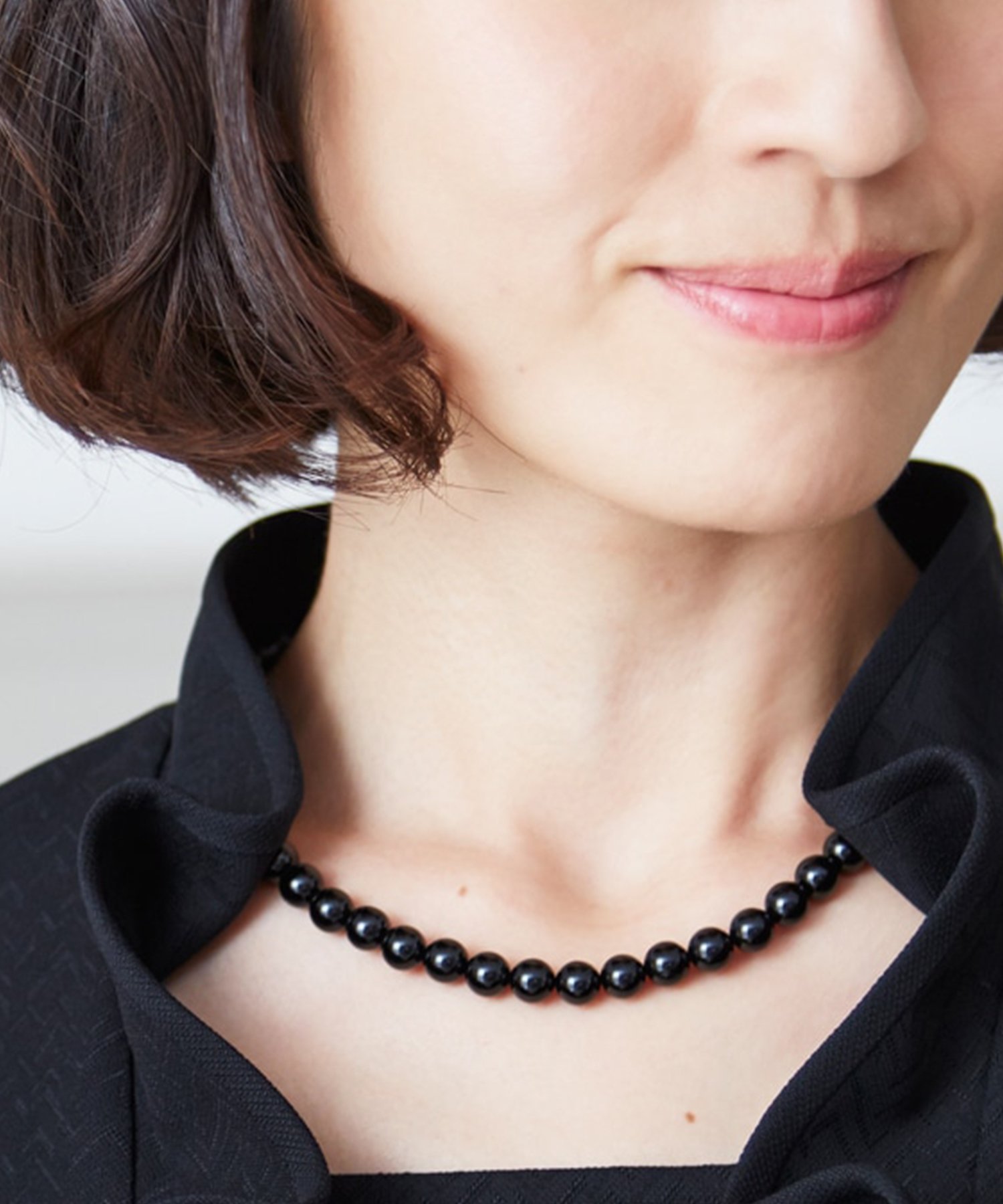 TOKYO SOIR オニキスのマグネットネックレス フォーマル 喪服 礼服 結婚式 トウキョウソワール アクセサリー・腕時計 ネックレス ブラック【送料無料】