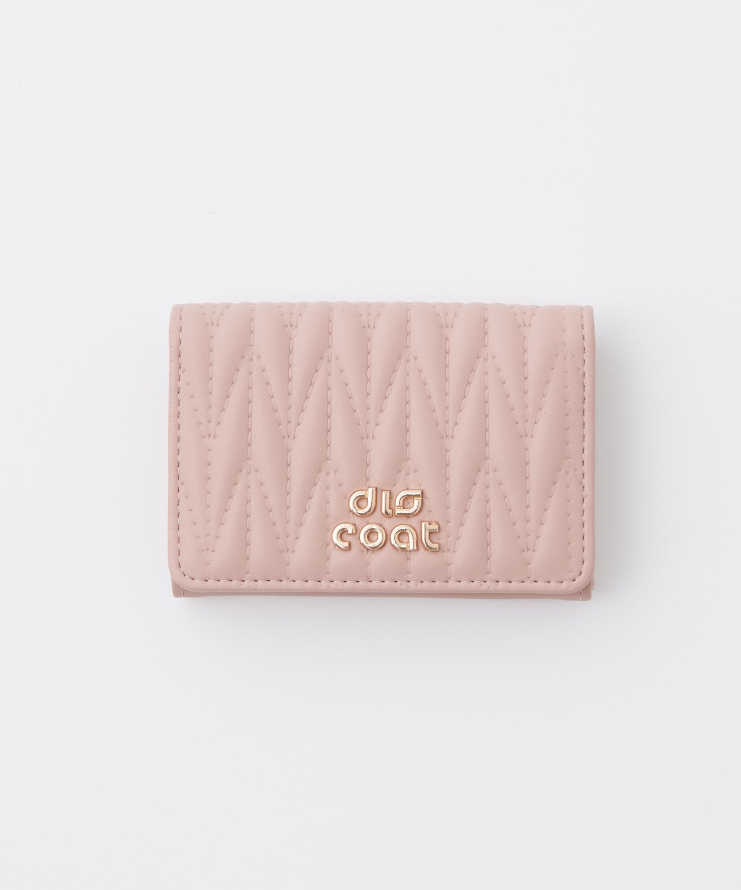 Discoat Vキルティングカードケース ディスコート 財布・ポーチ・ケース その他の財布・ポーチ・ケース ピンク ブラック グレー