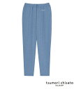 SALE 30%OFF tsumori chisato SLEEP W ツモリチサトスリープ ボトム 9分丈 綿混 ツモリチサトスリープ インナー・ルームウェア パジャマ ネイビー 